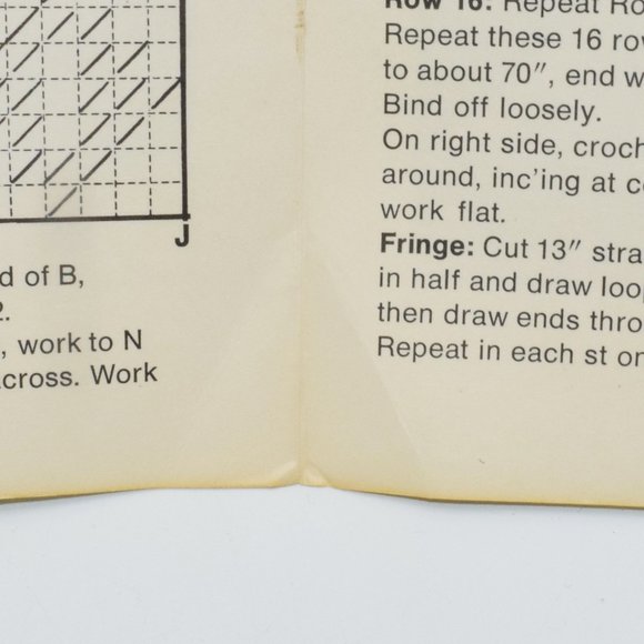 Vintage Columbia Minerva Mohair Afghan No 2564 & Afghans N0 2522 Patterns - Picture 4 of 7